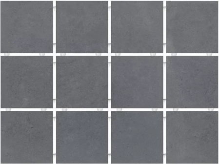 Амальфи серый темный матовый 29,8х39,8x0,7 из 12 частей 9,8x9,8