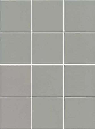 Агуста серый светлый матовый 30x40x0,7 из 12 частей 9,8х9,8