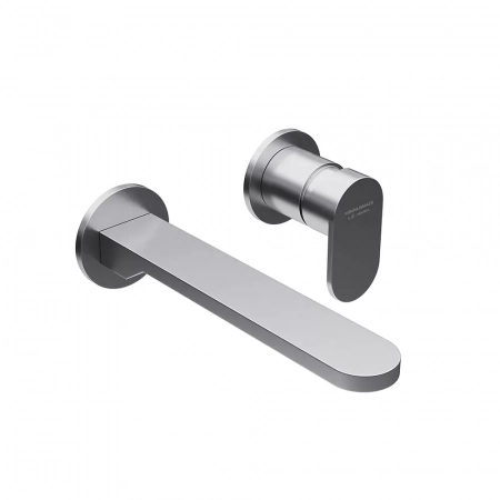 Смеситель для раковины SIARA настенный, с внутренней частью, нержавеющая сталь