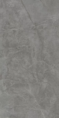 Риальто серый тёмный глянцевый обрезной 40x80x1