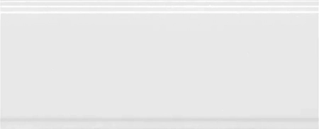 Бордюр Марсо белый матовый обрезной 30x12x1,3