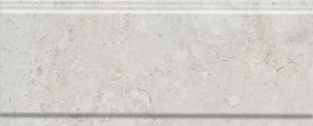 Бордюр Карму серый светлый матовый обрезной 30x12x1,3