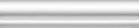 Бордюр Багет Граньяно белый глянцевый 15x3x1,6