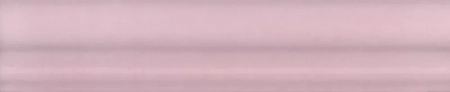 Бордюр Багет Мурано розовый глянцевый 15x3x1,6