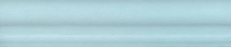 Бордюр Багет Мурано голубой глянцевый 15x3x1,6