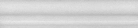 Бордюр Багет Мурано серый глянцевый 15x3x1,6