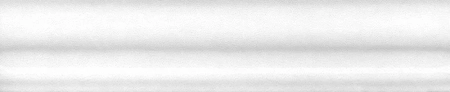 Бордюр Багет Мурано белый глянцевый 15x3x1,6