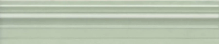 Бордюр Багет Левада зеленый светлый глянцевый 25x5,5x1,8