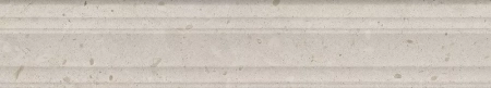 Бордюр Риккарди бежевый матовый структура обрезной 40x7,3x2,7