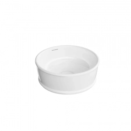 Раковина CIRCO накладная 36, белая глянцевая