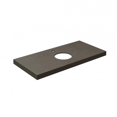 Спец. изделие декоративное из керамогранита Про Чементо 100x48, коричневый тёмный матовый