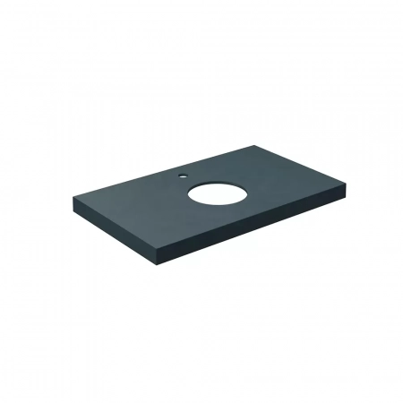 Спец. изделие декоративное из керамогранита Про Чементо 80x48, синий тёмный матовый