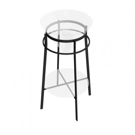 Металлическая структура CONO напольная 44, черная матовая