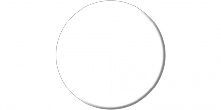 Круглая полка CONO встраиваемая 43,1, белая глянцевая