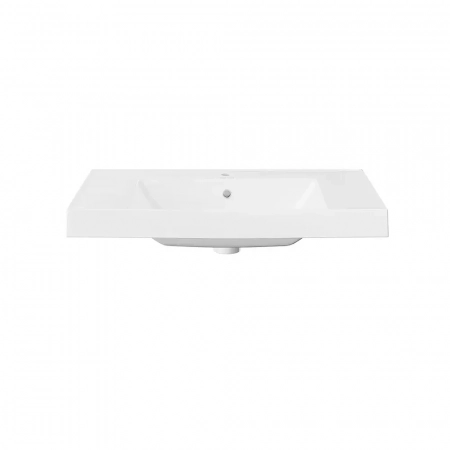 Раковина CUBO подвесная\мебельная 80, белая глянцевая