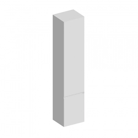 Пенал CUBO подвесной левый 165, белый матовый