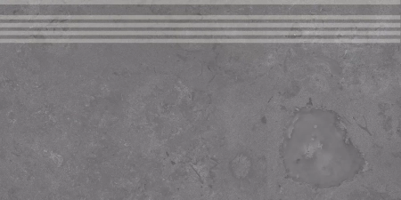 Ступень Про Лаймстоун серый темный натуральный обрезной 30x60x0,9