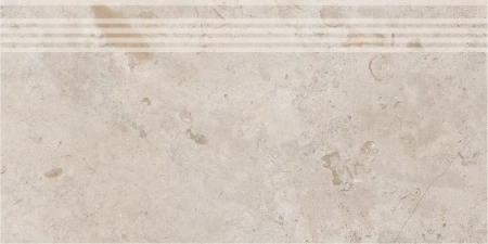 Ступень Про Лаймстоун бежевый темный натуральный обрезной 30x60x0,9