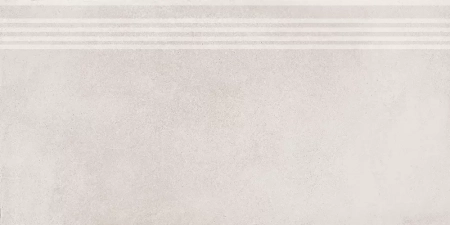 Ступень Мирабо серый светлый обрезной 30x60x0,9