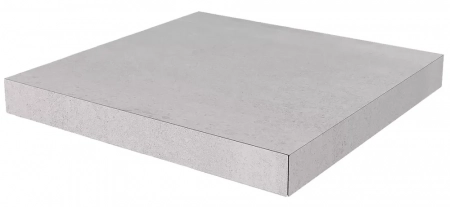 Ступень угловая клееная Про Матрикс серый светлый 33x33x0,9