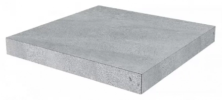 Ступень угловая клееная Про Матрикс серый 33x33x0,9