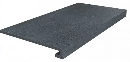 Ступень клееная Про Матрикс черный обрезной 33x60x0,9