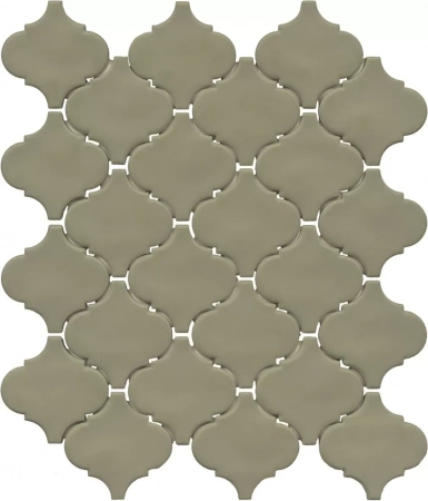 Арабески Марокко зелёный матовый 26x30x0,7