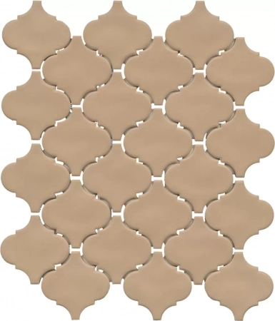 Арабески Марокко бежевый матовый 26x30x0,7