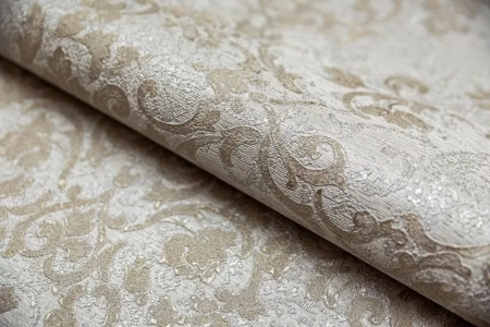 Обои виниловые Флора мотив, серый, бежевый