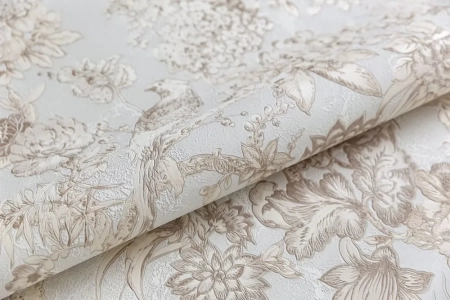 Обои виниловые Азулежу мотив, бежевый