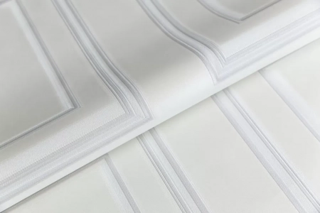 Обои виниловые Буазери мотив, белый