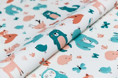 Обои виниловые на флизелиновой основе Уик-энд мотив, оранжево-синий животные