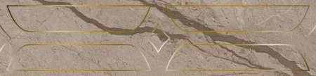 Бордюр Ифран бежевый светлый глянцевый обрезной 60x14,5x0,9