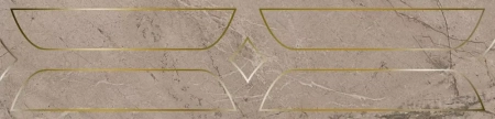 Бордюр Ифран бежевый светлый глянцевый обрезной 60x14,5x0,9