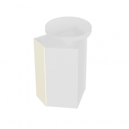 Боковина универсальная для двух модулей CARAVAN, сливочная матовая