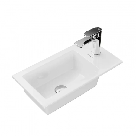 Раковина LATO встраиваемая сверху 50, белая глянцевая