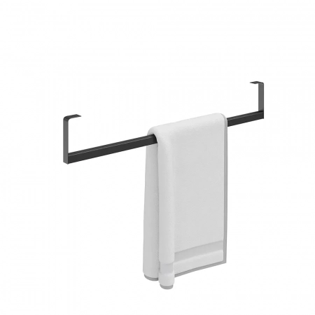 Держатель для полотенец к раковинам LOGICA 70 с крепежом, черный матовый