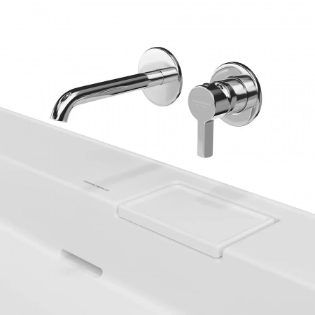 Раковина LOGICA мебельная без отверстий 60, белая глянцевая