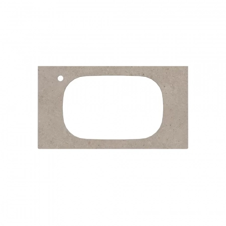 Спец. изделие дек. для раковин, встраиваемых сверху Magica/Маджика Риккарди 90 см, бежевый матовый