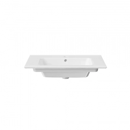 Раковина PIANO подвесная/мебельная 75, белая глянцевая