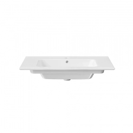 Раковина PIANO подвесная/мебельная 85, белая глянцевая