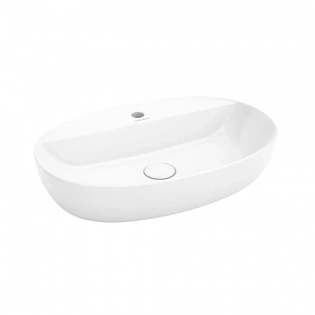 Раковина PLAZA накладная 60, белая глянцевая