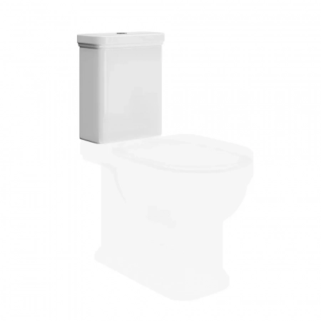 Бачок для унитаза POMPEI, белый глянцевый