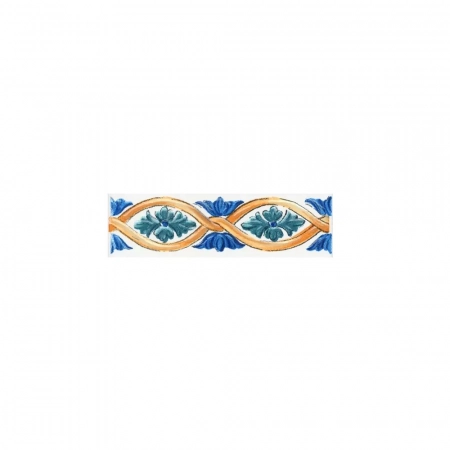 Бордюр Капри майолика 9,8x3x0,7