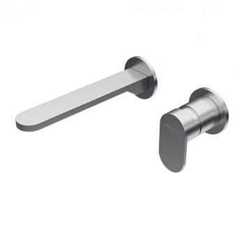 Смеситель для раковины SIARA настенный, с внутренней частью, нержавеющая сталь