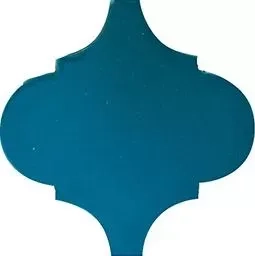 Арабески Майолика синий глянцевый 26x30x0,7