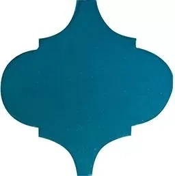 Арабески Майолика синий глянцевый 26x30x0,7