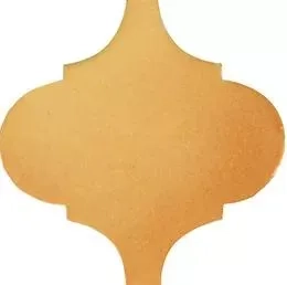 Арабески Майолика желтый глянцевый 26x30x0,7