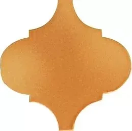 Арабески Майолика желтый глянцевый 26x30x0,7