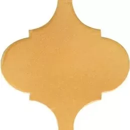 Арабески Майолика желтый глянцевый 26x30x0,7